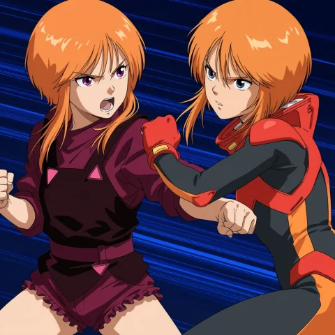 Loragdzzelpeopleanima001, Anime Screencap,anime Coloring, 2g... — Stable Diffusion AI Prompt: , anime screencap,anime coloring, 2girls, looking at another, The one on the lef...