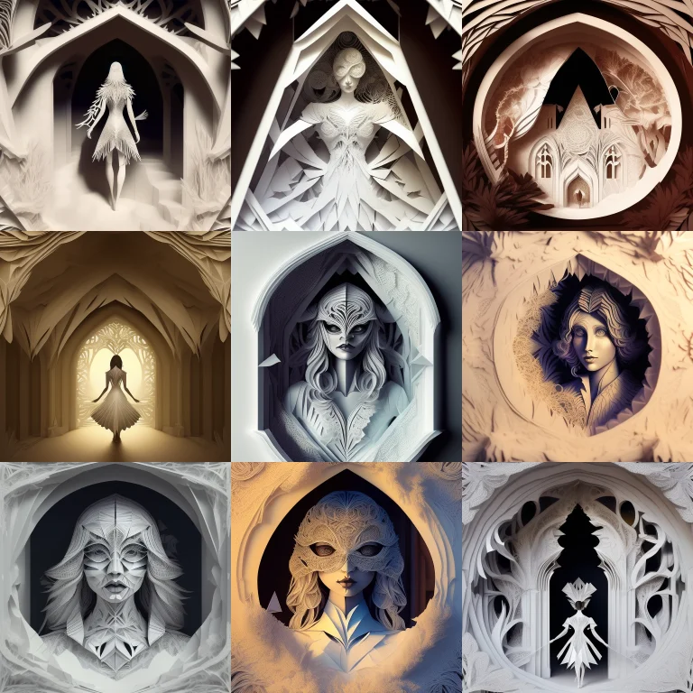 Mdjrny-ppc Beautiful Woman Inside Triangle Frame, Regal, Hig...