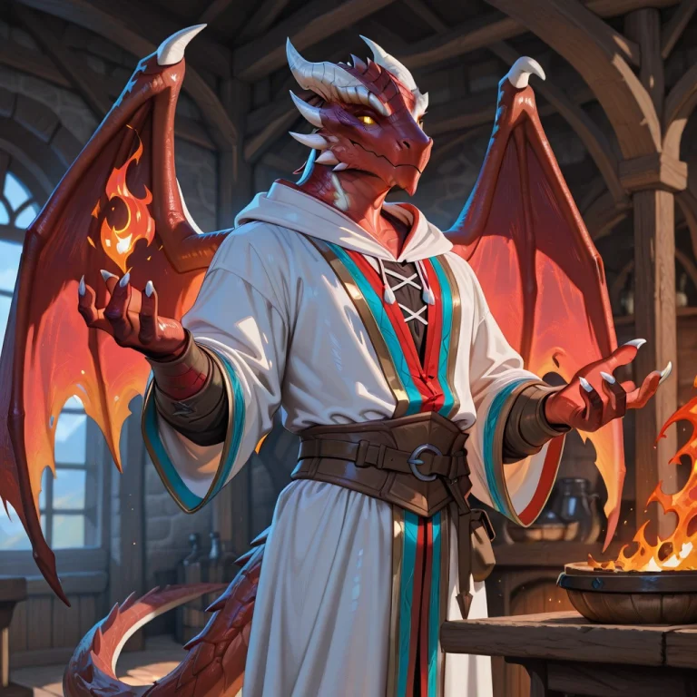 Masterpiece, Best Quality, Realistic 4k Detail. Dragonborn,...