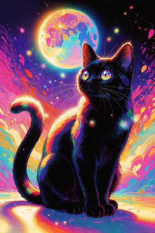 A Vibrant, Painterly Anime-fusion Digital Illustration In Mi...