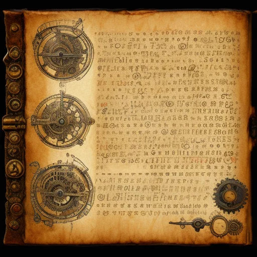 Manuscriptai, A Ancient Manuscript Page, Steampunk Style