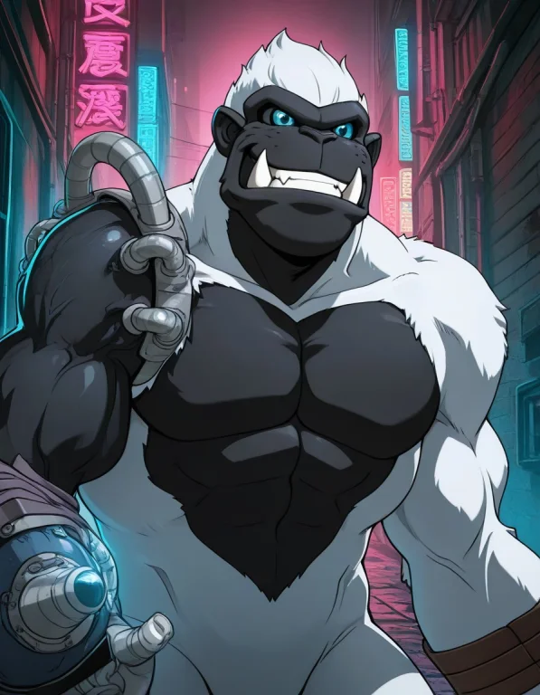 Masterpiece, 2d, Gorillamonil, Solo, Digimon, Anime Colourin...