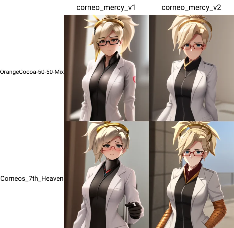 Best Quality, 1girl, Frown, Confused, Lab Coat, Semi-rimless...