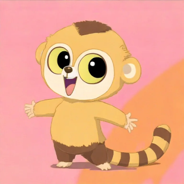Capuchin Monkey, Sourcefurry, Solo, Open Mouth, Outstretched...