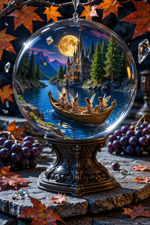 Photorealistic Still Life In Full Color. A Highly Detailed,...