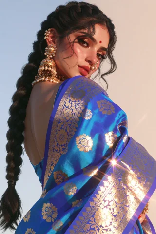 Highres, Absurdres,pur50nex, Newest A Woman With Dark, Intri... — Stable Diffusion AI Prompt: highres, absurdres,PUR50NEX, newest A woman with dark, intricately braided hair...