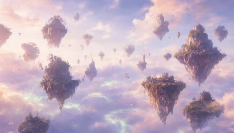 The Image Is A Vertical Realistic Photograph Of A Surreal Dr... — Stable Diffusion AI Prompt: The image is a vertical realistic photograph of a surreal dreamworld, with float...