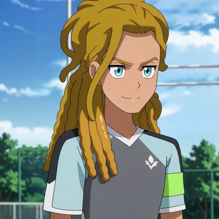 Female Version With Long Mustard Yellow Hair, Robin Egg Blue...