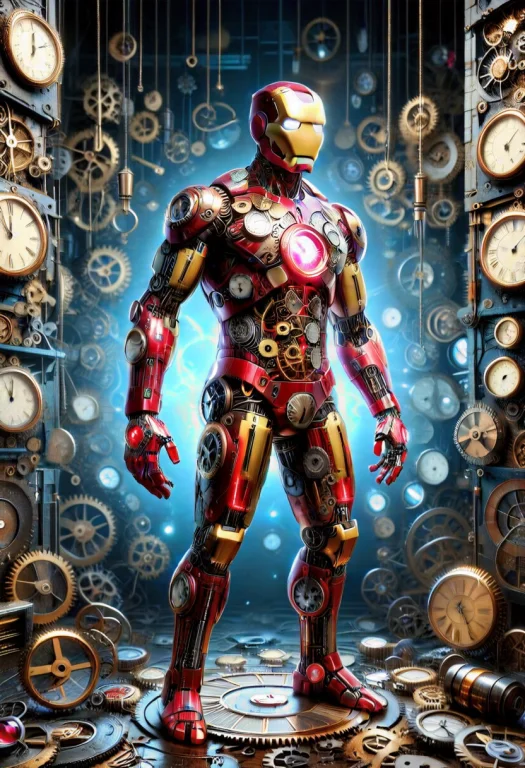 Stunning Photorealistic Full Iron Man Suit, Meticulously Con...