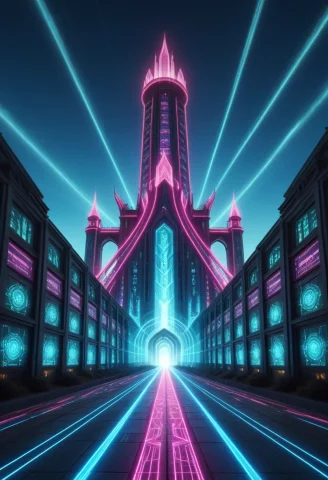 A Breathtaking Futuristic High-fantasy Metropolis Completely... — Stable Diffusion AI Prompt: A breathtaking futuristic high-fantasy metropolis completely transformed by radi...