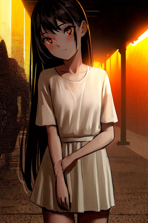 Art By As1091.3, Best Quality, Solo, 1girl, Long Hair, Clear...