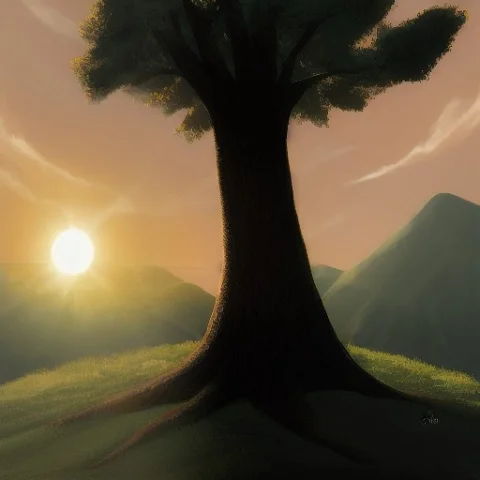 Tree, Sun, 8916 No Human, No Furry, No Animal — Stable Diffusion AI Prompt: tree, sun, 8916 (no human, no furry, no animal)