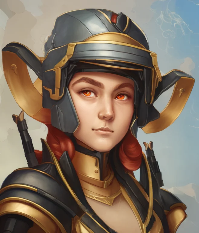 A Girl In An Extravagant Space Helmet, Beautiful, Sexy, Insp...