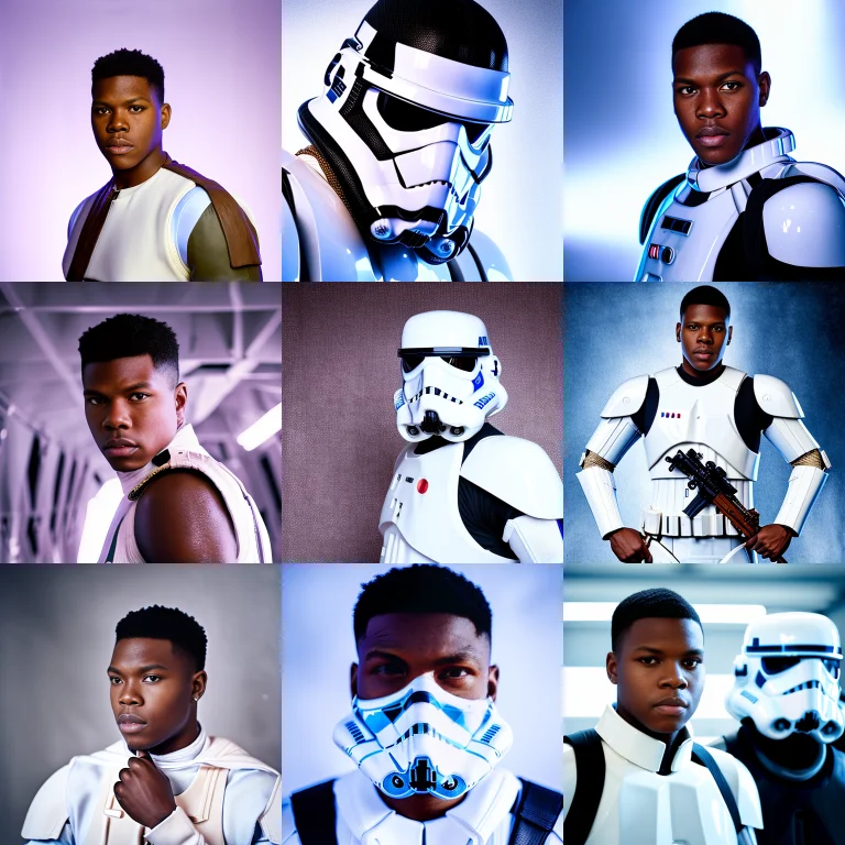 Portrait Style, Photograph Of John Boyega As A Stormtrooper