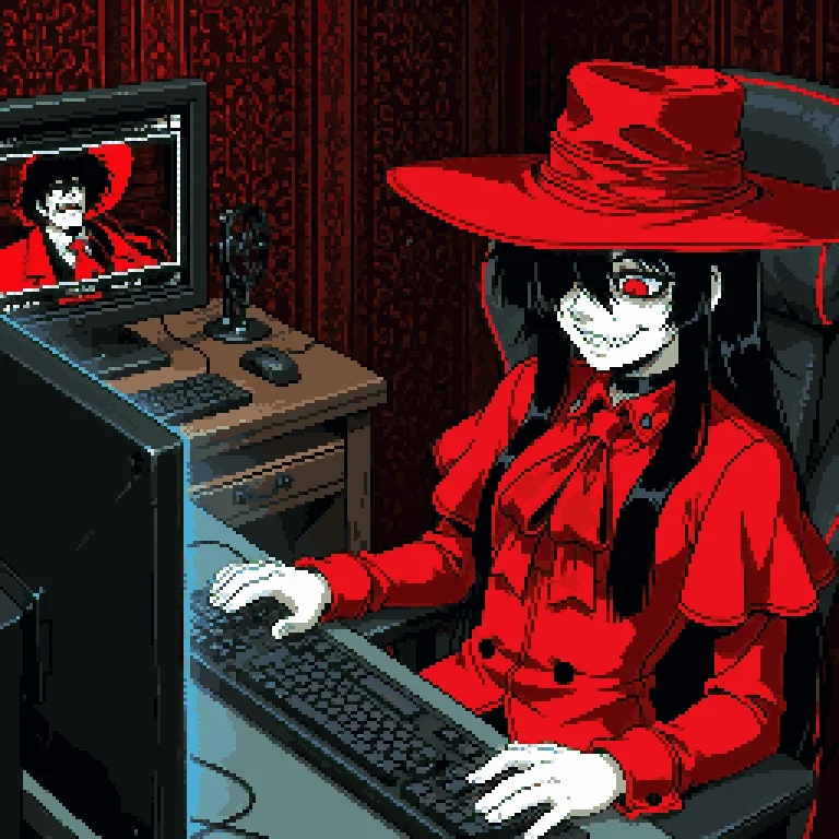 Amazing Quality,best Quality,masterpiece,pixel Art,alucardhe...