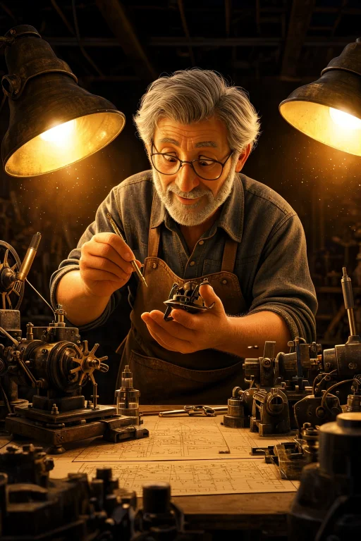 Masterpiece, Best Quality, 1man, Older Man, Grey Hair, Short...