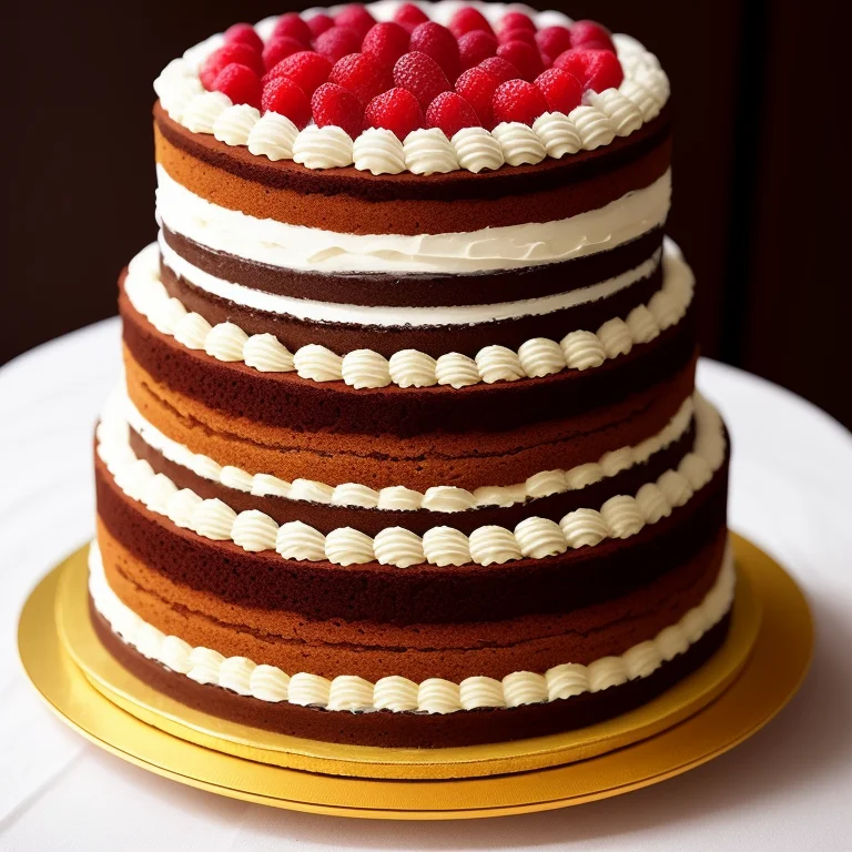 4k, Extraordinary Multi-layered Cake, Elegant Intricate Deco...