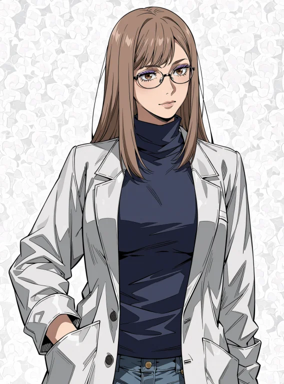Shoko Leiri From Jujutsu Kaisen, Long Hair, Brown Hair, Brow...