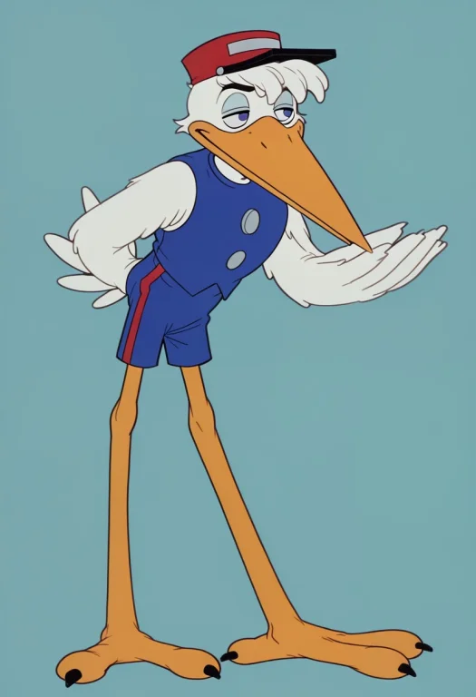 Mr. Stork, Mrstork, Mrst0rk, Stork, Male, White Skin Fur, Bl...