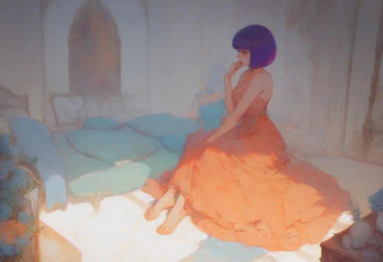 Score9, Score8up, Score7up, Score6up, 1girl, Bob Cut, Purple...