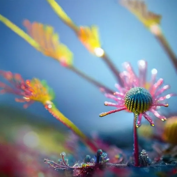 Blurry, Depthoffield, Fireworks, Monster, Solo, Underwater
