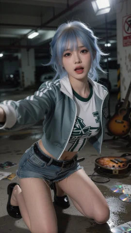 , T Cd — Stable Diffusion AI Prompt: 秋月风夏,高清写实风格、细节锐利、肌肤纹理逼真、光影柔美、超高分辨率，画面中是一...