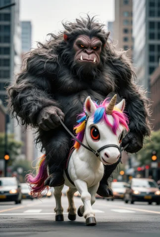 Masterpiece, Best Quality, Very,a Fierce, Enormous, Fat And... — Stable Diffusion AI Prompt: masterpiece, best quality, very,A fierce, enormous, fat and extremely hairy trol...