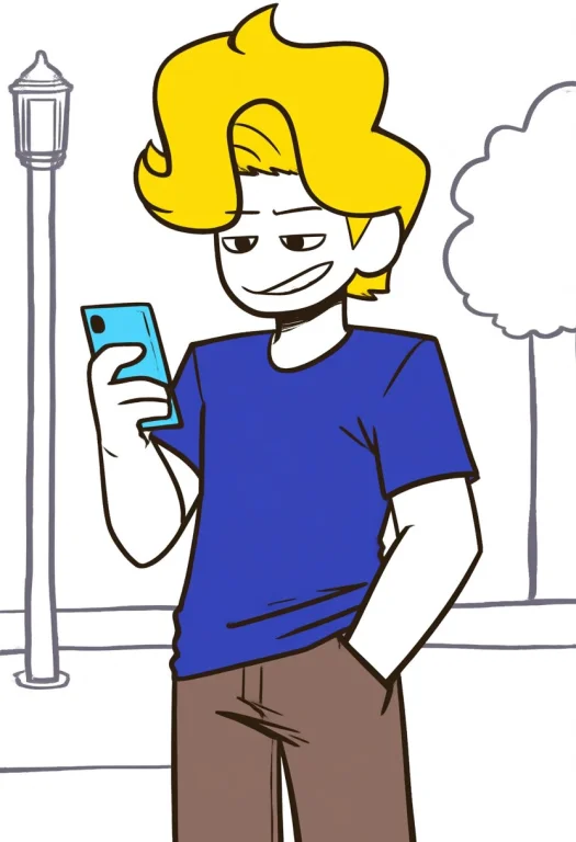 Newstylebrody, Brysonhaminations, 1boy, Solo, Blonde Hair, B...
