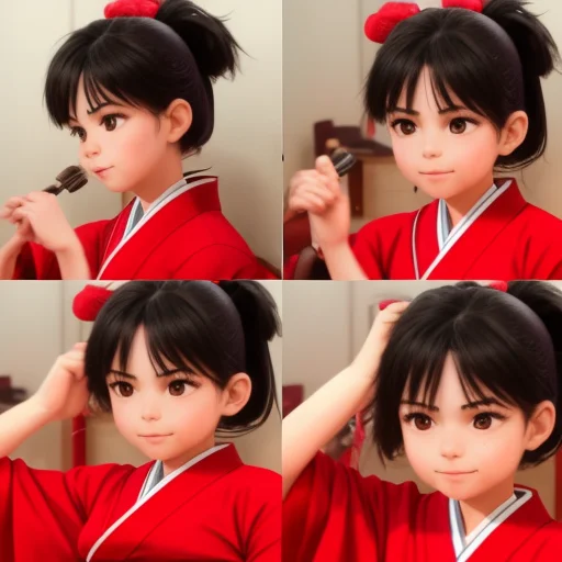 A Girl In A Red Kimono, Movie Sequence
