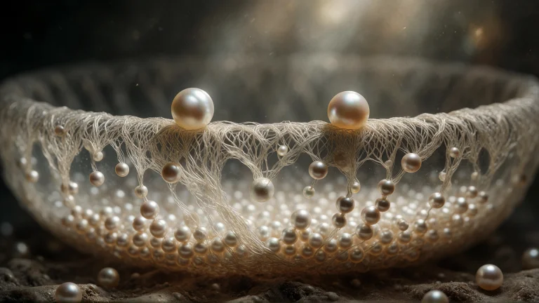 Cinematic Film Still 16. Microscopic Surrealism, A Hyper-det...