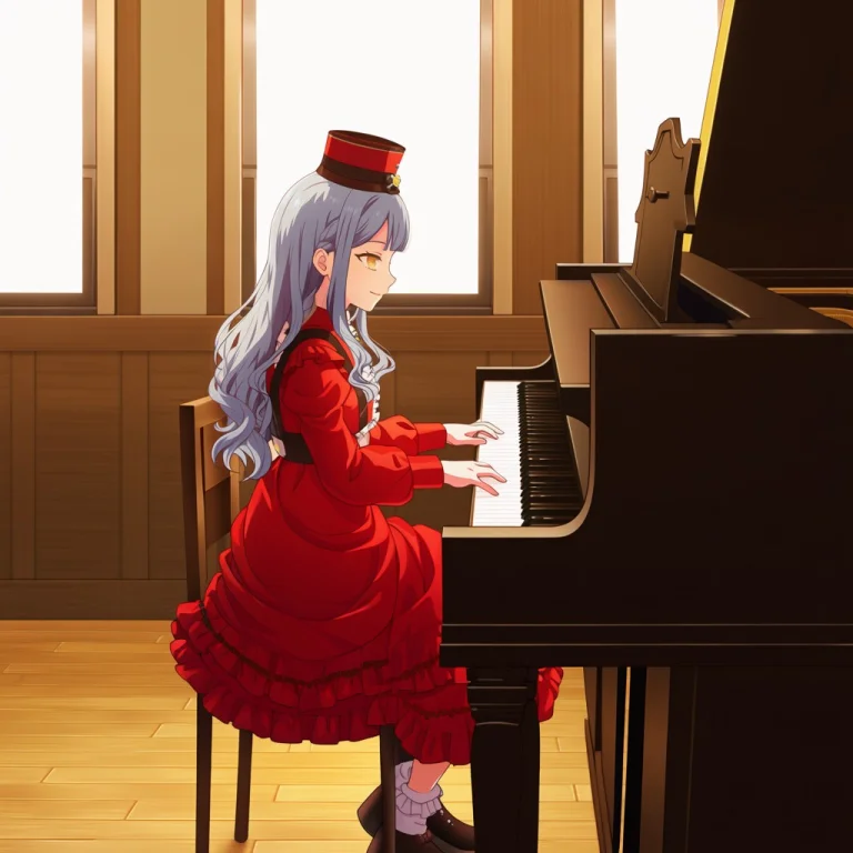 Digital Anime-style Drawing Of A Young Girl ,togawa Sakiko,p...
