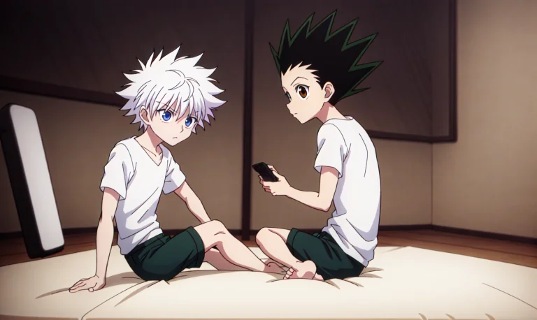 Masterpiece, Best Quality, 2boys, Gonfreecss, Killuazoldyck,...