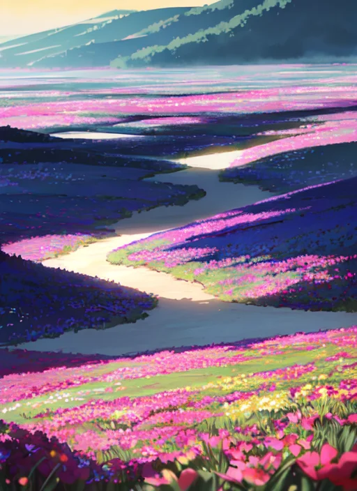 Loraanimestyleshowhowlsmovingenvironmentv10.8, Flowery Lands...