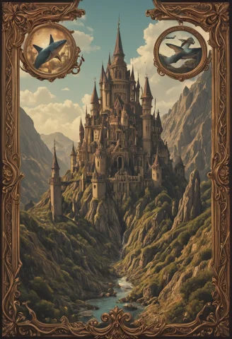 A Close Up Of A Coralbugxl Castle, Stylish Coralbugxl Archit... — SDXL AI Prompt: a close up of a coralbugxl castle, stylish coralbugxl architecture, coralbugxl s...