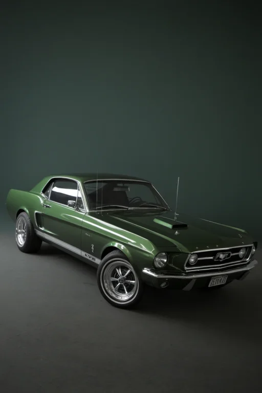 Green 1967 Ford Mustang Gt,lorabehance 4k0.0,behance. Polish...