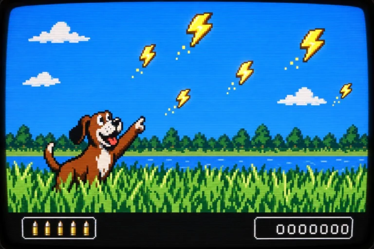 A Vertical 916 Retro Video Game Screen Displaying An 8-bit P...