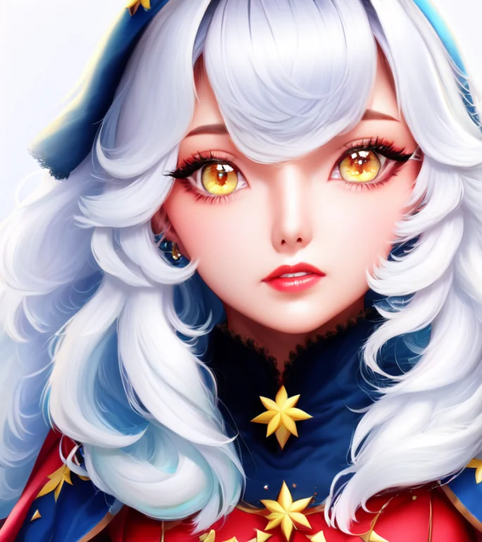 Waifu, Anime1.25, 1girl, Solo, Yellow Eyes, Colored Skin, St...