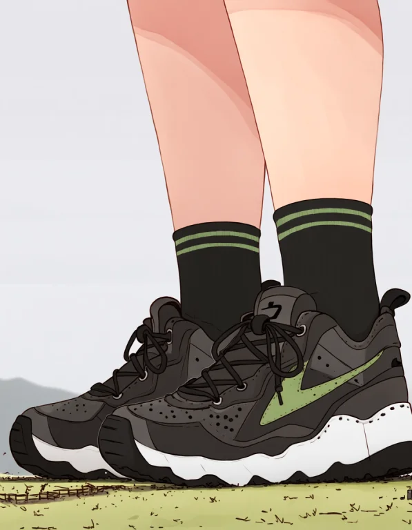 Masterpiece, Best Quality, Giantess, Shoes, Sneakers, Socks,...