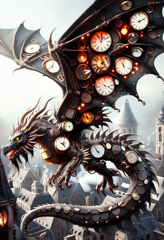 Clockstyle Dragon, Steampunknoireai