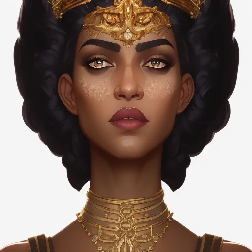 Highly Detailed Portrait Of An Elegant Norwegiangoddess, Orn...