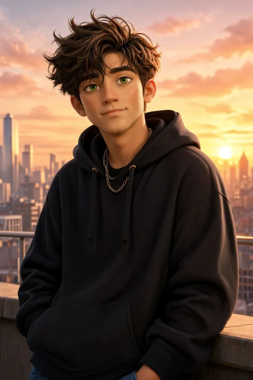 Masterpiece, Best Quality, 1boy, Handsome Young Man, Messy B...