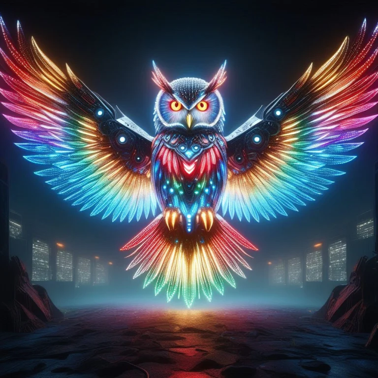 Masterpiece, Best Quality, Highres, Absurdres, Owl, Made Of...