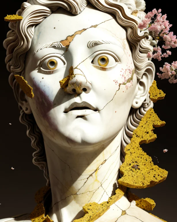 Realistic 8k Digital Painting Of A Stunning Intricate Cracke...