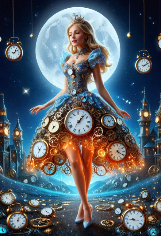 Princess, Cinderella, Clock Princess, Princess Made Of Clock...