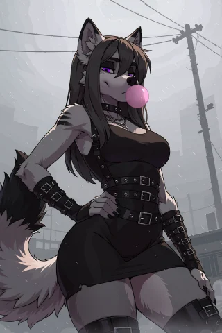 Masterpiece, Best Quality, Score7, Cowboy Shot, Dutch Angle,... — Stable Diffusion AI Prompt: masterpiece, best quality, score_7, cowboy shot, dutch angle, anthro Wolf female...