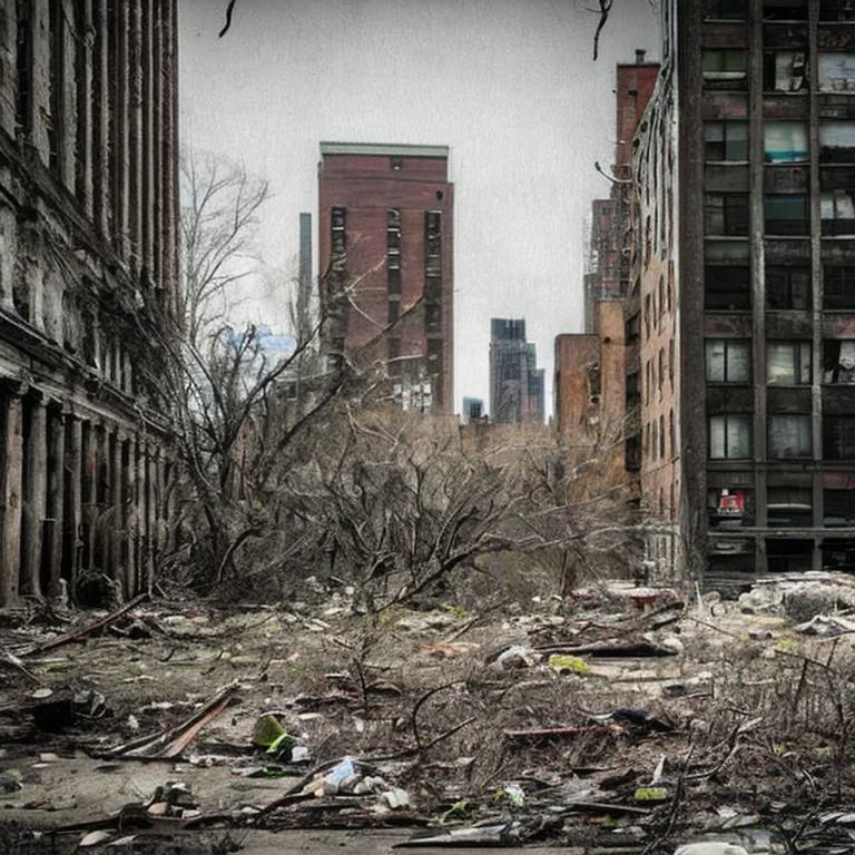 Downtown New York City Wildlife Animals Decay768