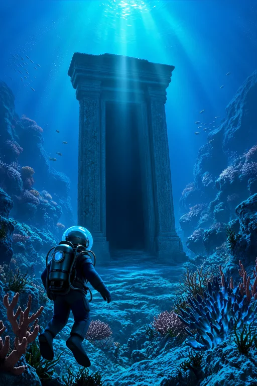 Masterpiece, Best Quality, 1man, Deep Sea Explorer, Futurist...