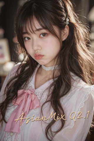 Create A Japanese Adult Girl Pouting In Theatrical Lovely Wi... — Stable Diffusion AI Prompt: Create a Japanese adult girl pouting in theatrical lovely with lips and wearing...