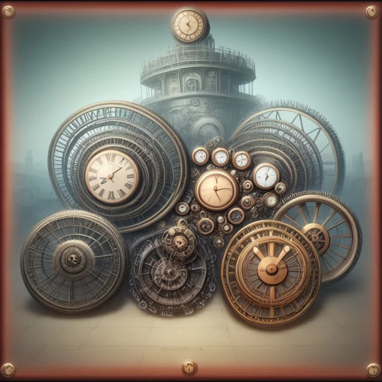 Building Clock Faces  Circular Dials With Hands And Numerals...