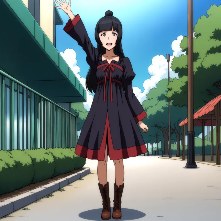 Masterpiece, Best Quality, Naomiwb, Black Hair, 1girl, Long...